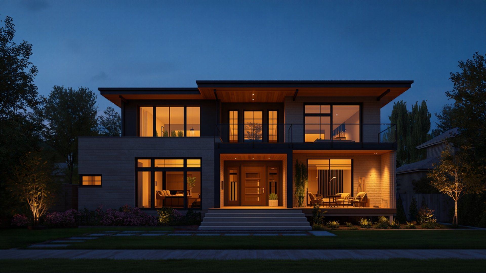 Rumah modern selesai dibangun
